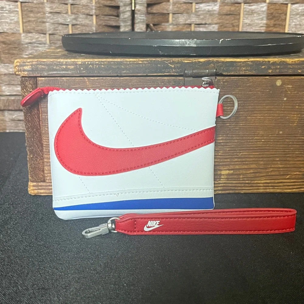 Nike Cortez Wristlet in Red and White